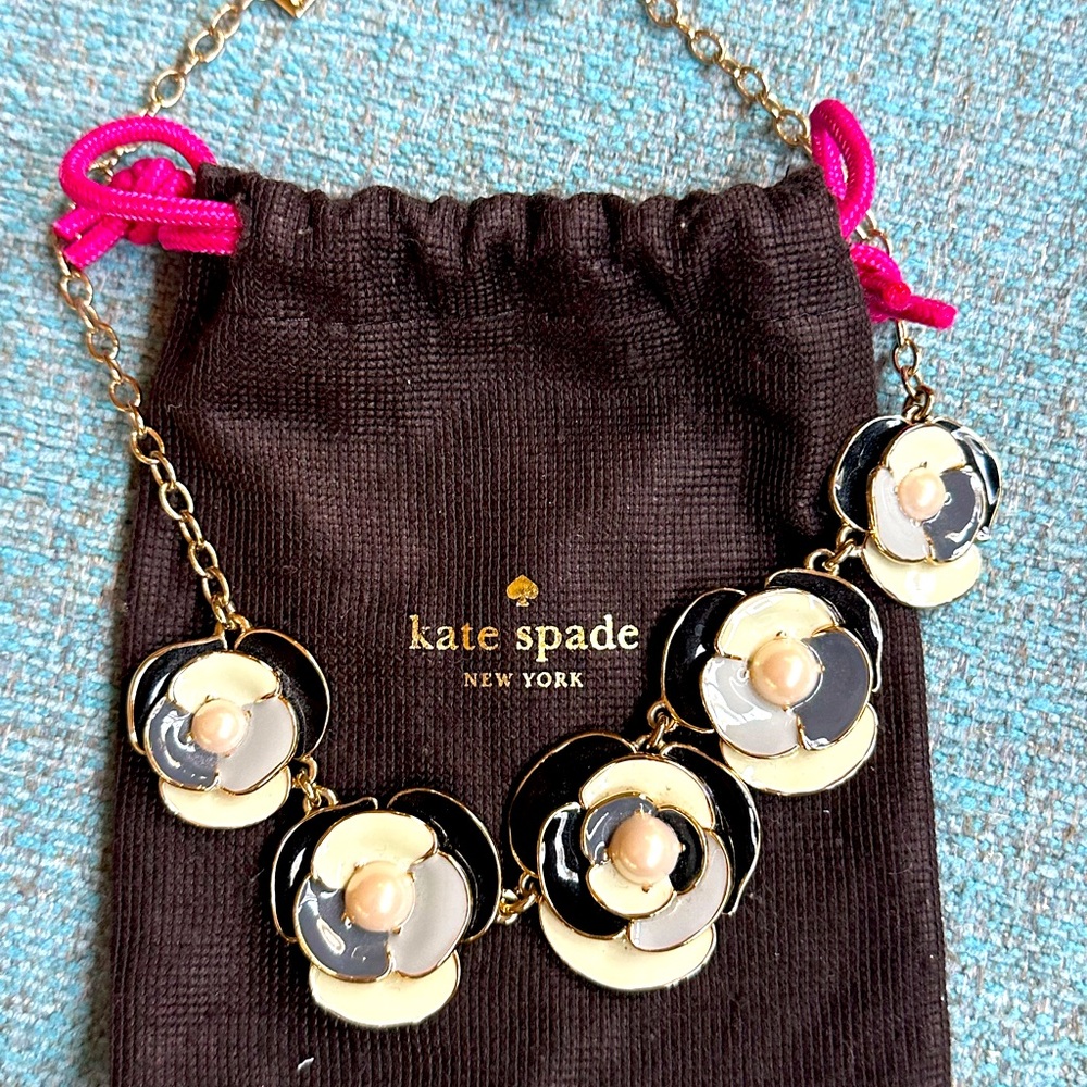 Kate Spade Deco Blossom statement necklace